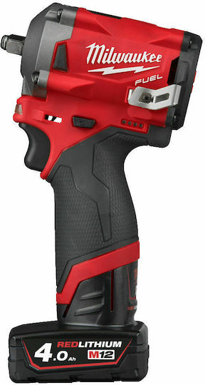 Milwaukee M12 FIW38-422X Brushless Impact Wrench Battery 12V 2x4Ah with Socket 3/8"