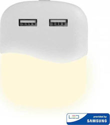 V-TAC Iluminat De Siguranță LED De Noapte De Priză 5.9x5.8x7.2cm V-TAC Iluminat De Siguranță LED De Noapte De Priză 5.9x5.8x7.2cm