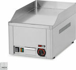 RM Gastro Redfox FTHC30Ε Commercial Flat Top Electric Chromium Griddle with Flat Plate 3kW 33x54x22cm