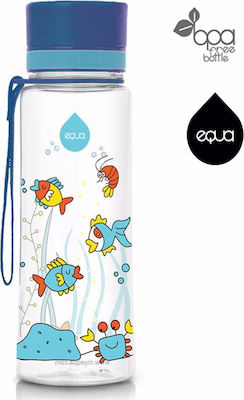 Equa Equarium Kinder Trinkflasche Kunststoff Blau 600ml