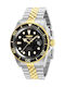 Invicta Pro Diver Ανδρικό Ρολόι 42mm Μπαταρίας με Ασημί Ατσάλινο Μπρασελέ