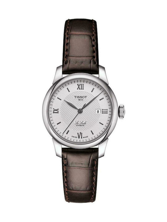 Tissot Le Locle Watch Automatic with Brown Leather Strap