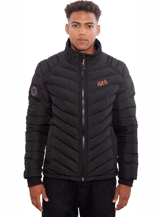 Geacă de iarnă Puffer Neagră