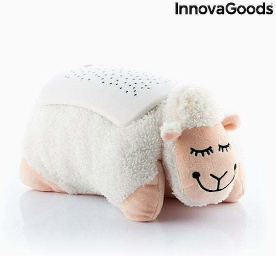 InnovaGoods Играчка за сън Cuddly Sheep with Projector Stars със светлина за 36++ месеца