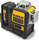 Dewalt Αυτορυθμιζόμενο Γραμμικό Αλφάδι Laser Κόκκινης Δέσμης 10.8V με Εύρος Εργασίας 30m