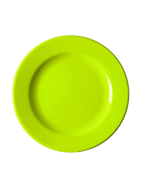 Dulcetti Native Plate Shallow Ceramic Green with Diameter 29cm 3pcs 27704