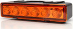 M-Tech Car Beacon LED 12 / 24V Waterproof with Orange Lighting