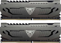 Patriot Viper Steel 32GB DDR4 RAM with 2 Modules (2x16GB) and 3200 Speed for Desktop