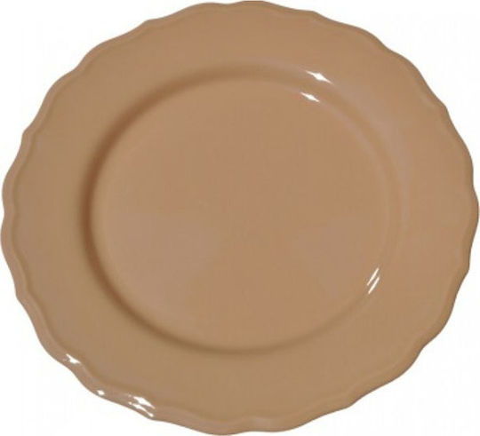 Juliet Plate Shallow Ceramic Somon with Diameter 28cm