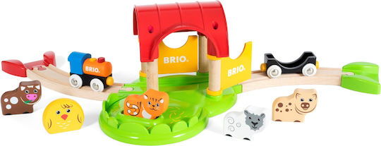 Brio Toys My First Farm Set with Train with Sound for 1.5++ Years