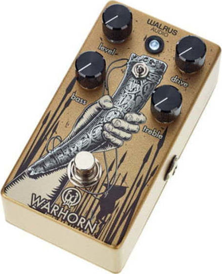 Walrus Audio Warhorn Mid-Range Overdrive Педал Ефект Изкривяване Електрическа китара и Електрически бас