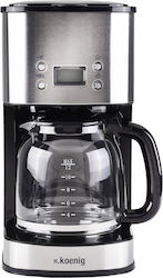 HKoenig MG-30 Cafetieră cu Filtru Programabilă 1000W Inox