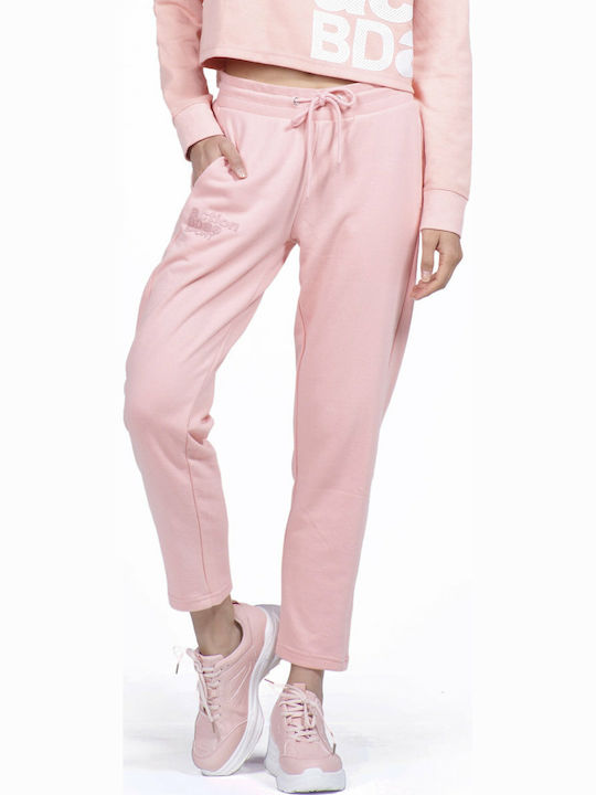 Body Action Damen-Sweatpants Rosa