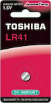 Toshiba V3GA Αλκαλική Μπαταρία Ρολογιών LR41 1.5V 1τμχ