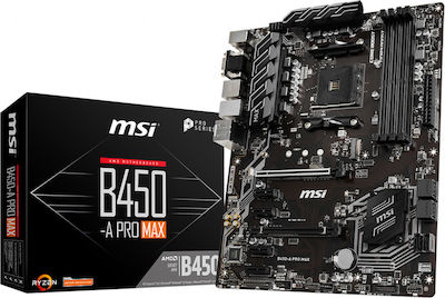 MSI B450-A Pro Max Motherboard ATX με AMD AM4 Socket
