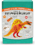 Fiesta Crafts Plasticine - Game Make A Spinosaurus for 5-8 Years T-2958