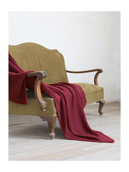 Nima Armchair Throw Pile 130x170cm Red 23565