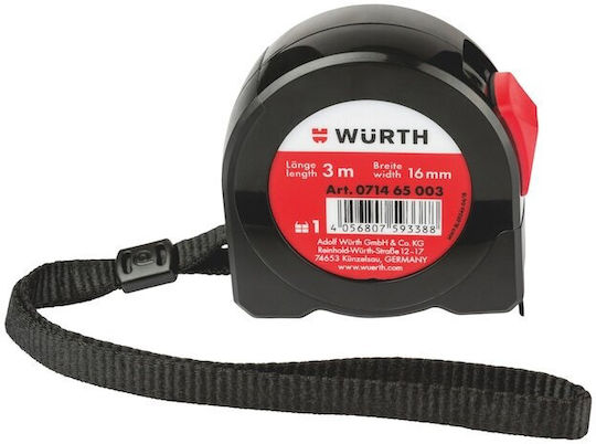 Wurth 1c Pt18 Banda de măsurat cu resetare automată 3m