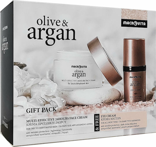 Macrovita Olive & Argan Skin Care Set for Moisturizing