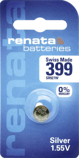 Renata 399/SR927W Батерия Сребърен оксид За часовници SR57 1.55V 1бр