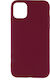 Senso Liquid Back Cover Σιλικόνης Μπορντό (iPho...