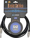 Prostage Kabel 6,3mm Stecker - RCA-Stecker 5m Schwarz (BRCS-05)