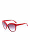 Italia Independent Women's Sunglasses with Red Plastic Frame 0092C.053.000