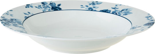 Laura Ashley Blueprints Plate Soup made of Porcelain China Rose with Diameter 22cm