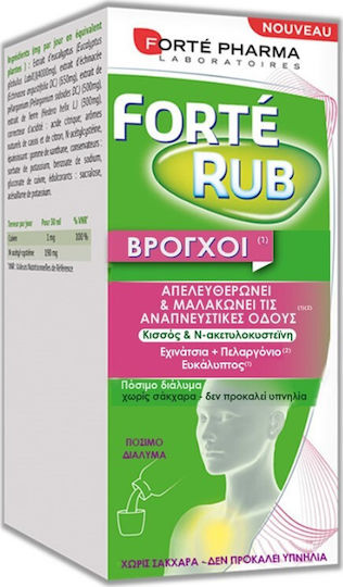 Forte Pharma Forte Rub Syrup for Productive Cough 200ml