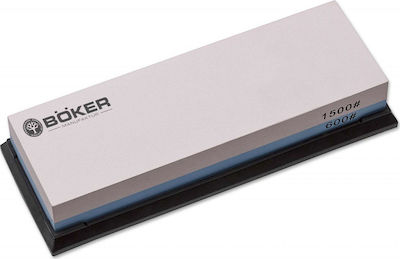 Boker Water Stone 600/1500 Double Sharpening Stone 18x6x3cm