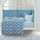 Greenwich Polo Club Blanket Nursery Swaddling Blankets 2991 Fleece Light Blue 80x110cm