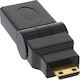 InLine Μετατροπέας HDMI male σε mini HDMI female 1τμχ 17690M