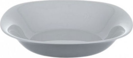 Luminarc Carine Plate Soup Glass White with Diameter 21cm