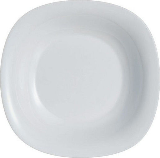 Luminarc Farfurie Adâncă Carine Farfurie adâncă Sticlă Alb cu Diametru 21cm
