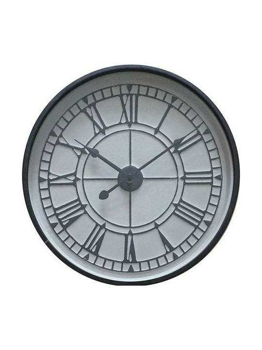 InTheBox Antique Wall Clock Metallic Black Ø40cm