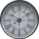 InTheBox Antique Wall Clock Metallic Black Ø40cm