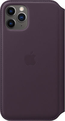 Apple Leather Folio Aubergine (iPhone 11 Pro)