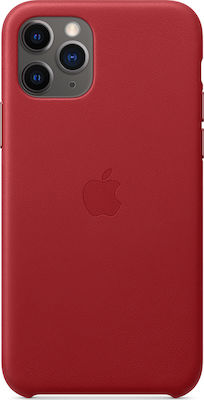 Apple Leather Case Umschlag Rückseite Leder Rot (iPhone 11 Pro) MWYF2ZM/A