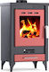 Thermiki ATS 75-20 Oțel Soba pe lemne 8kW Bordeaux
