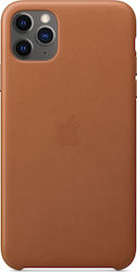 Apple Leather Case Back Cover Δερμάτινο Καφέ (i...