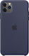 Apple Silicone Case Midnight Blue (iPhone 11 Pr...