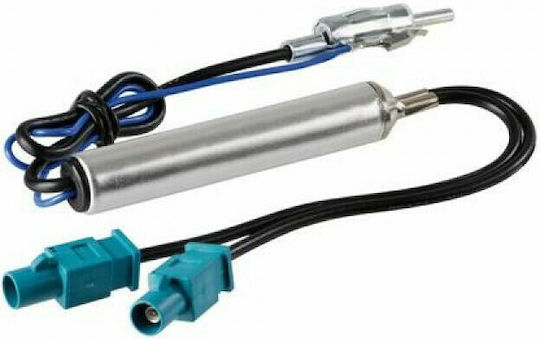 Lampa Car Antenna Adapter with Amplifier Universal Double Fakra/Din Male to Male 36.5cm