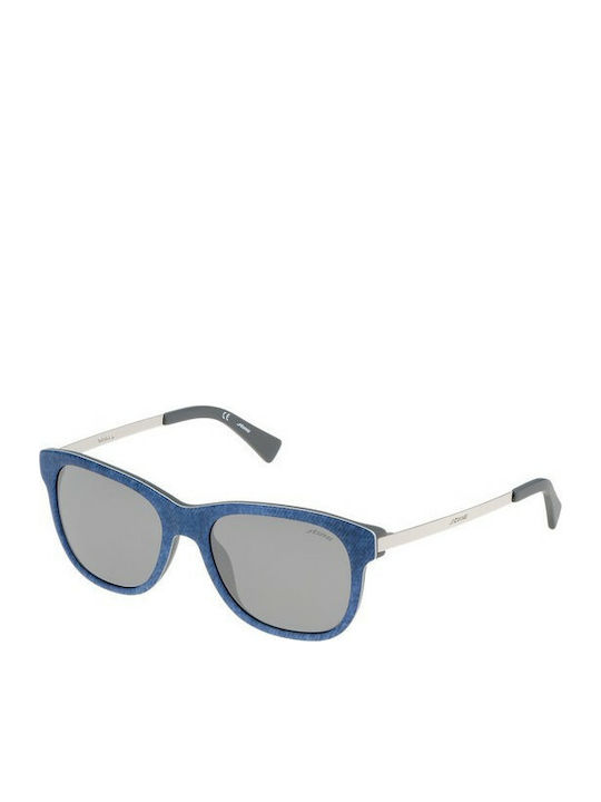 Sting Men's Sunglasses with Blue Plastic Frame SS6547 N58X