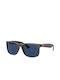Ray Ban Justin Γυαλιά Ηλίου με Μαύρο Κοκκάλινο Σκελετό και Μπλε Φακό RB4165 6470/80