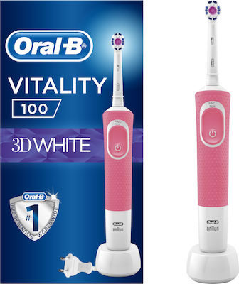 Oral-B Vitality 100 3D White Ηλεκτρική Οδοντόβουρτσα με Χρονομετρητή