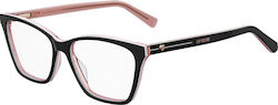 Moschino Plastic Eyeglass Frame Black MOL547 807