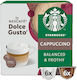 Starbucks Κάψουλες Cappuccino Συμβατές με Μηχανή Dolce Gusto 12caps