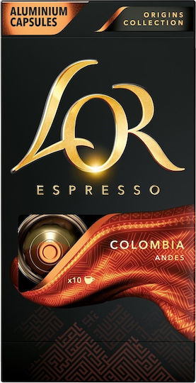 L'Or Κάψουλες Espresso Colombia Andes Συμβατές με Μηχανή Nespresso 10caps