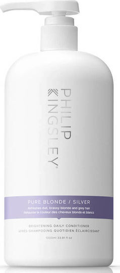 Philip Kingsley Pure Blonde Silver Conditioner Hydration for Coloured Hair 1000ml