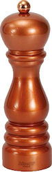 Bisetti Roma Χειροκίνητος Μύλος Πιπεριού Ξύλινος σε Χάλκινο Χρώμα 19cm